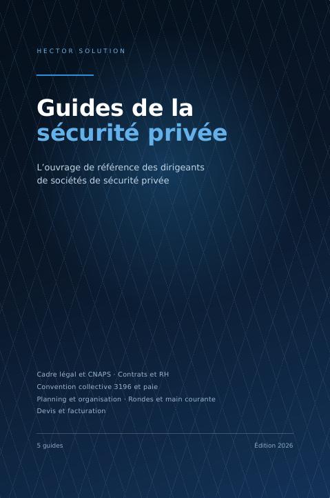 Couverture du recueil « Guides de la sécurité privée »